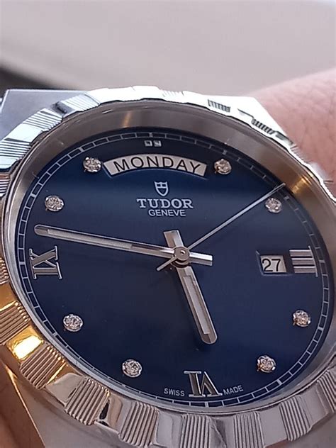 tudor royal blue diamond|tudor royal blue 41mm.